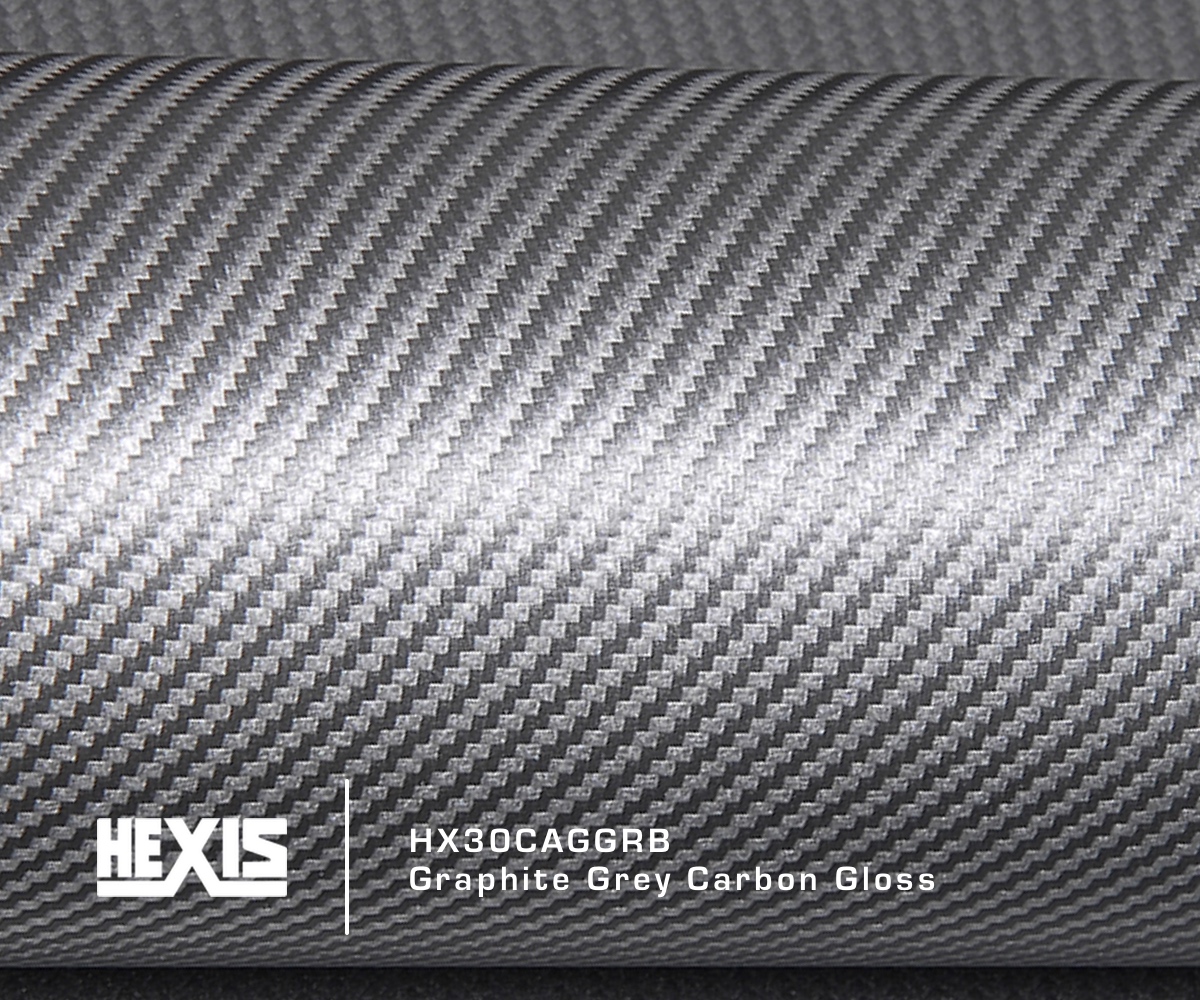 HEXIS SKINTAC HX30CAGGRB Graphite Grey Carbon Gloss WrapSupply