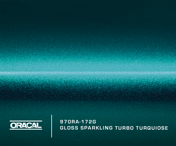 Oracal 970-182G Gloss Sparkling Turbo Turquoise