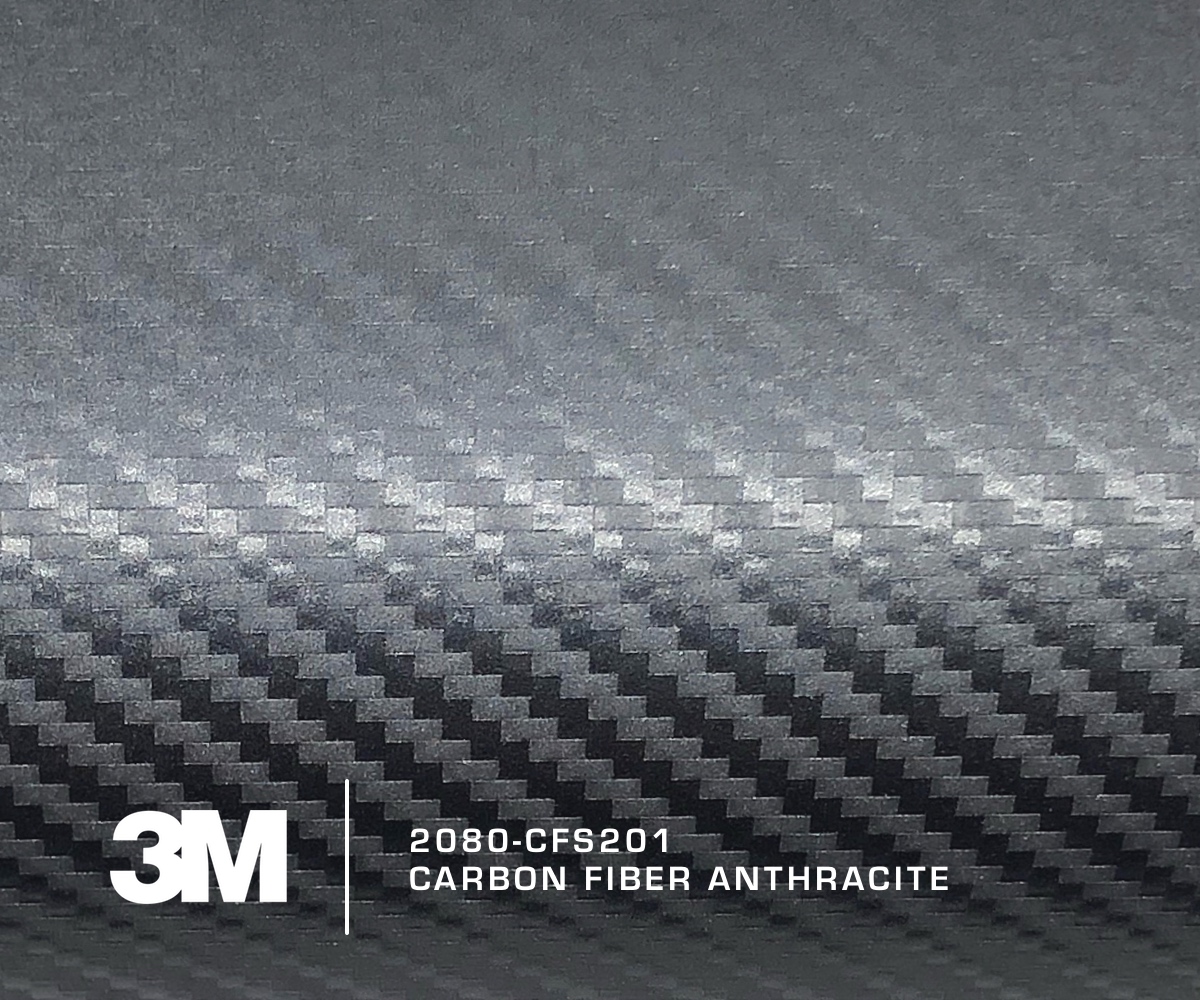 3M Wrap Folie 2080-CFS201 Carbon Fiber Anthracite